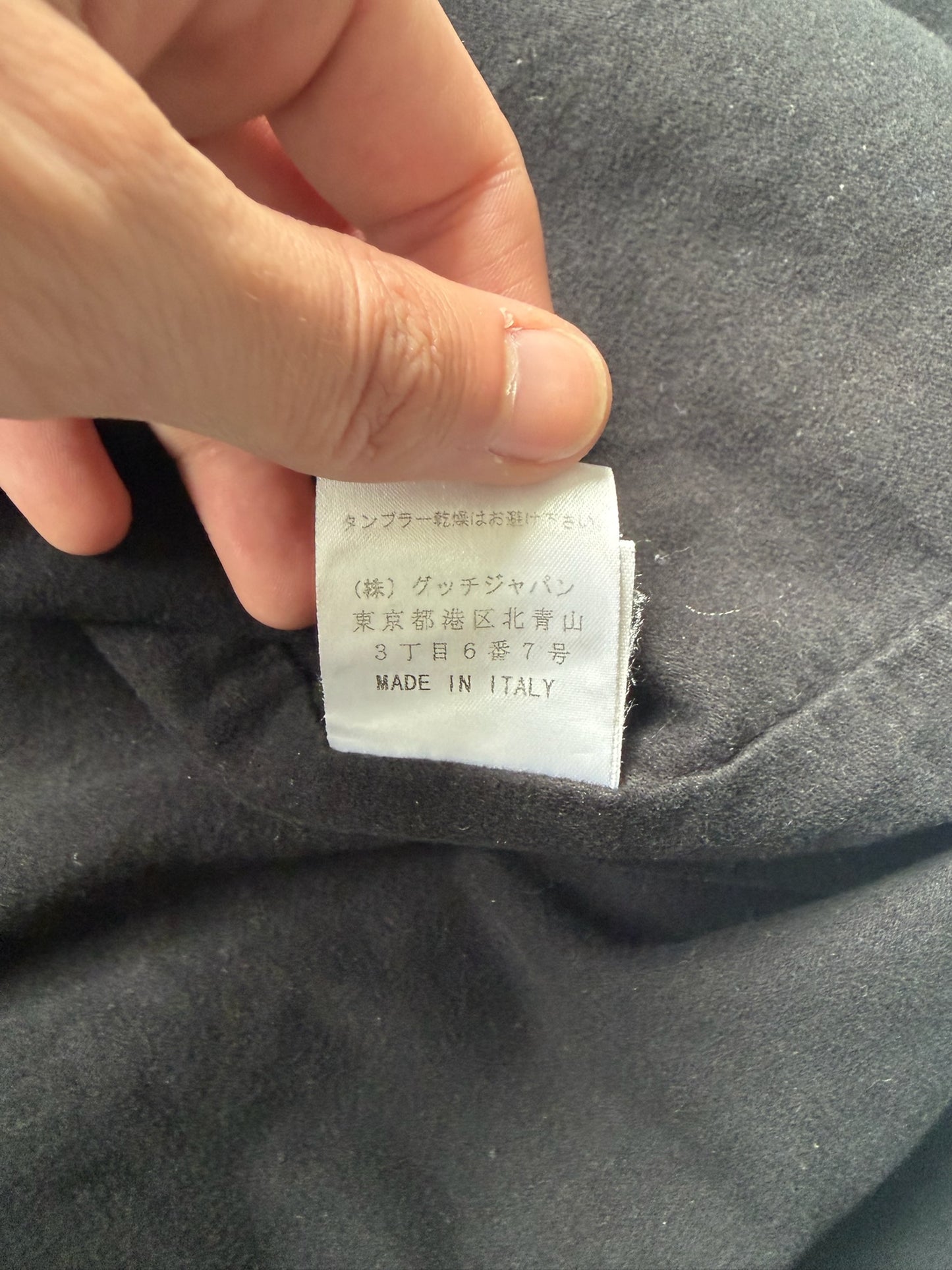 Gucci Black Fleece Lined Button Up (M)