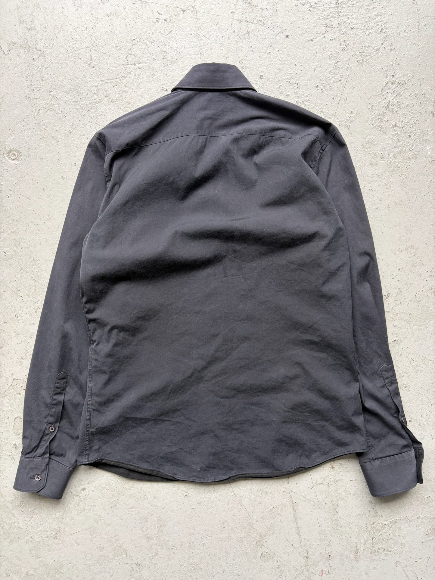 Gucci Black Fleece Lined Button Up (M)