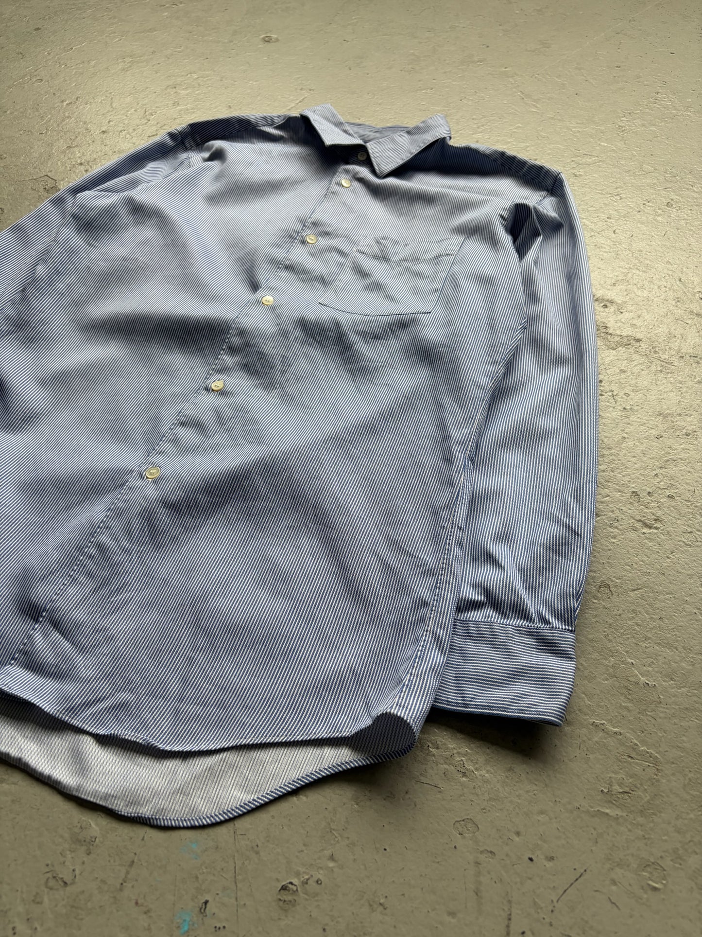 Comme Des Garcons Homme Deux Striped Button Up (S)