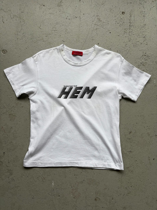 Yohji Yamamoto Y's For Men Handful Empty Mood White Short Sleeve Shirt (XS)