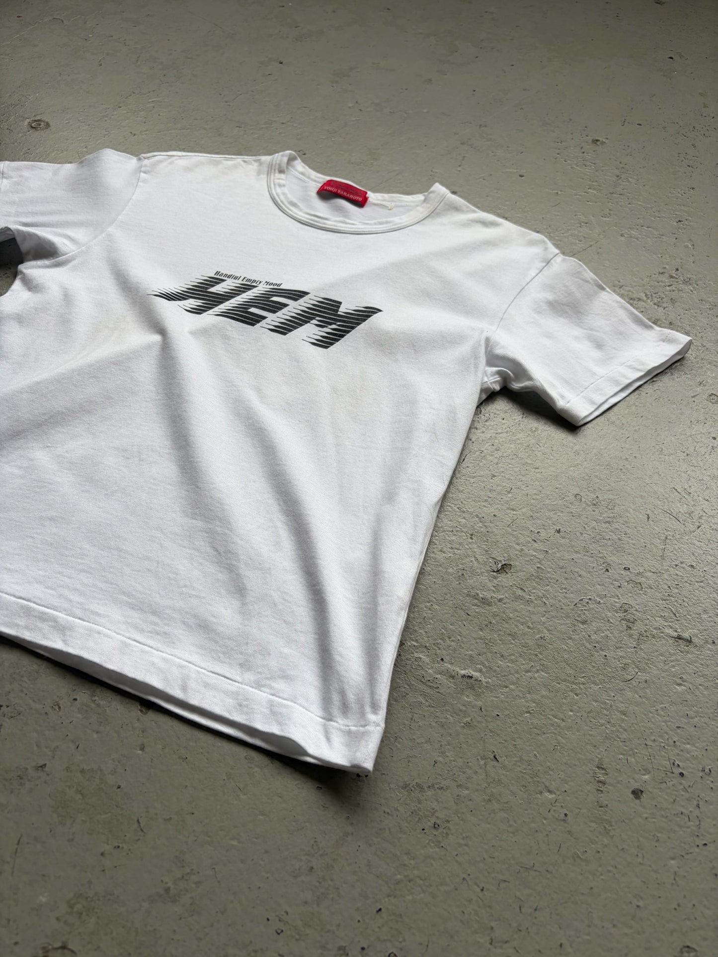 Yohji Yamamoto Y's For Men Handful Empty Mood White Short Sleeve Shirt (XS)