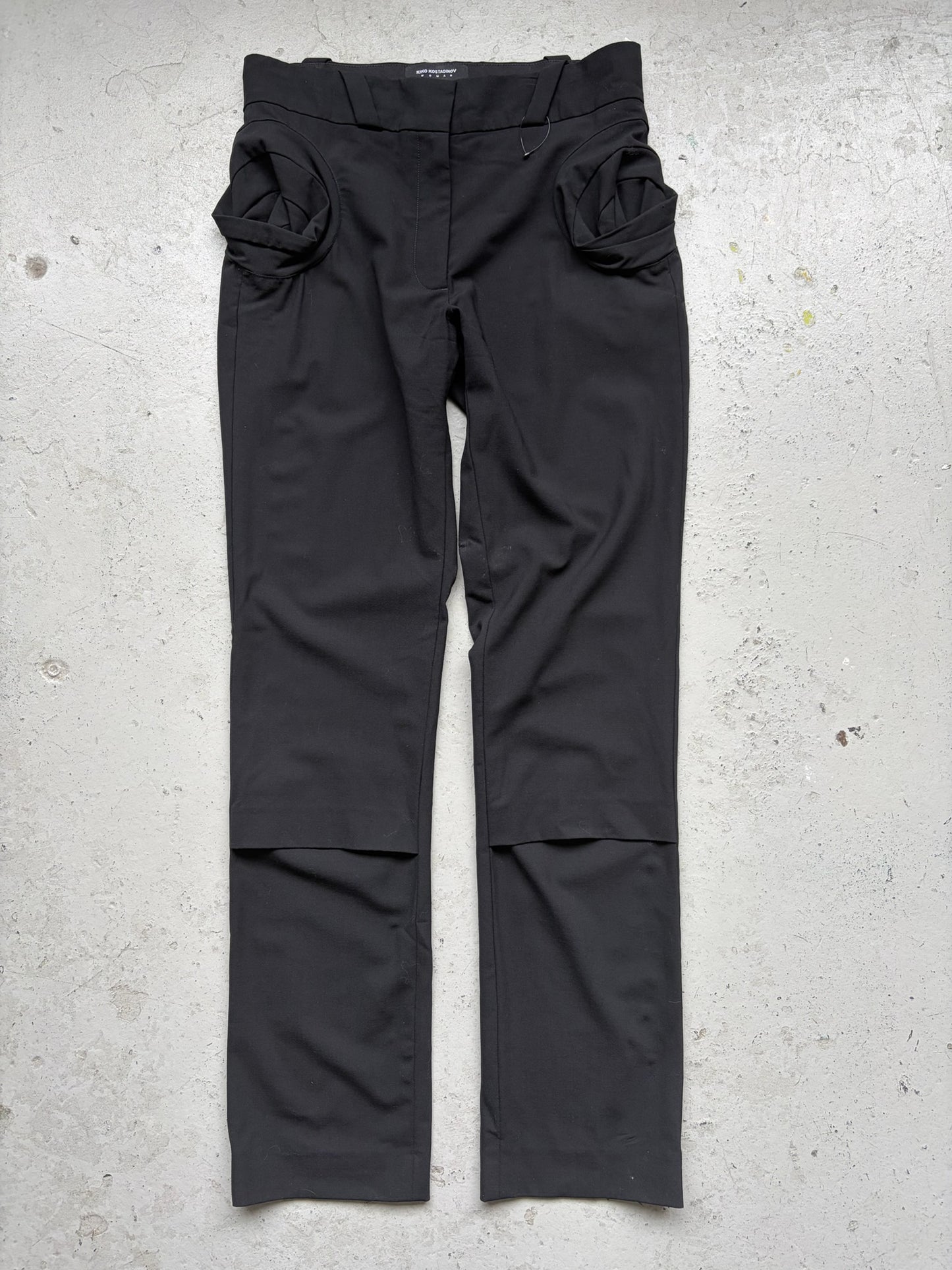 Kiko Kostadinov Woman Black Trousers (40)