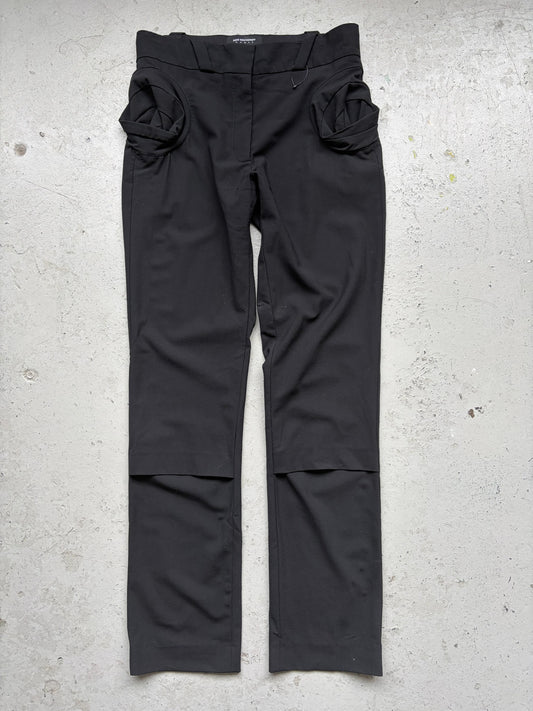Kiko Kostadinov Woman Black Trousers (40)