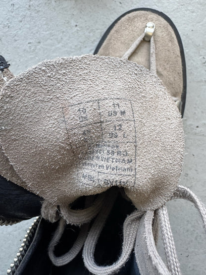 Rick Owens 1460 Bex Suede Lace Up Boot Taupe (11)