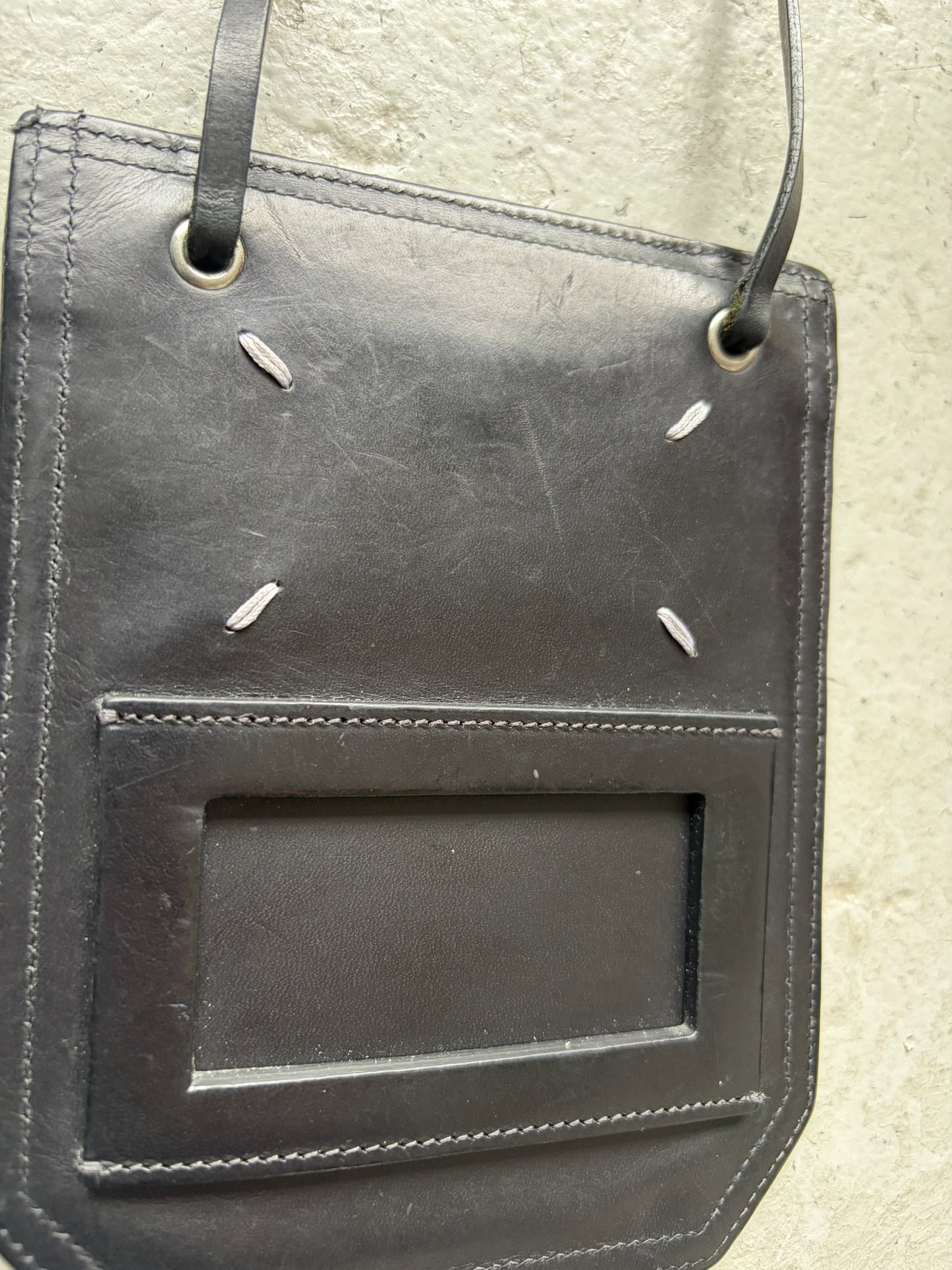 Maison Margiela Leather Neck Strap Wallet (OS)