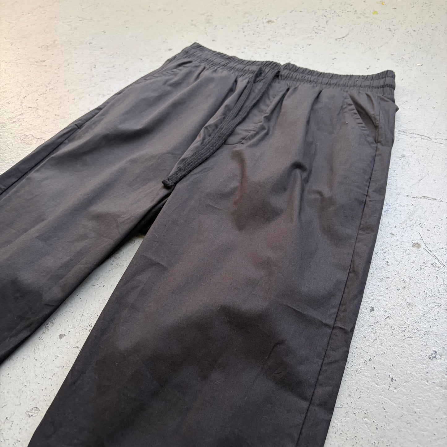 Thom Krom Black Cotton Bottoms (L)