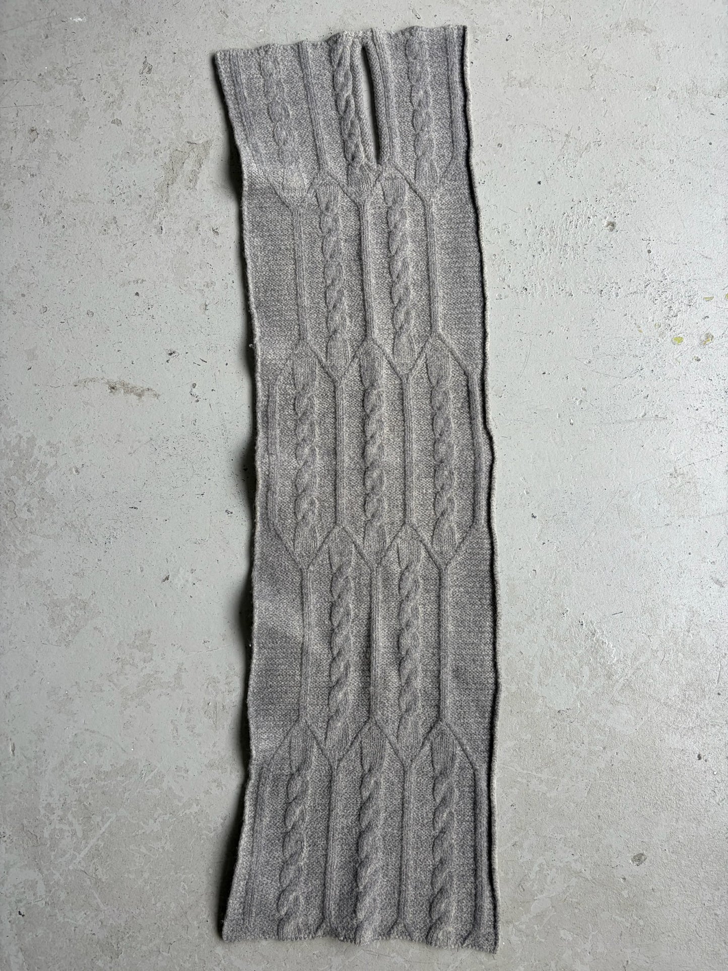 Comme Des Garcons x John Galliano 10 Corso Como Grey Scarf (OS)