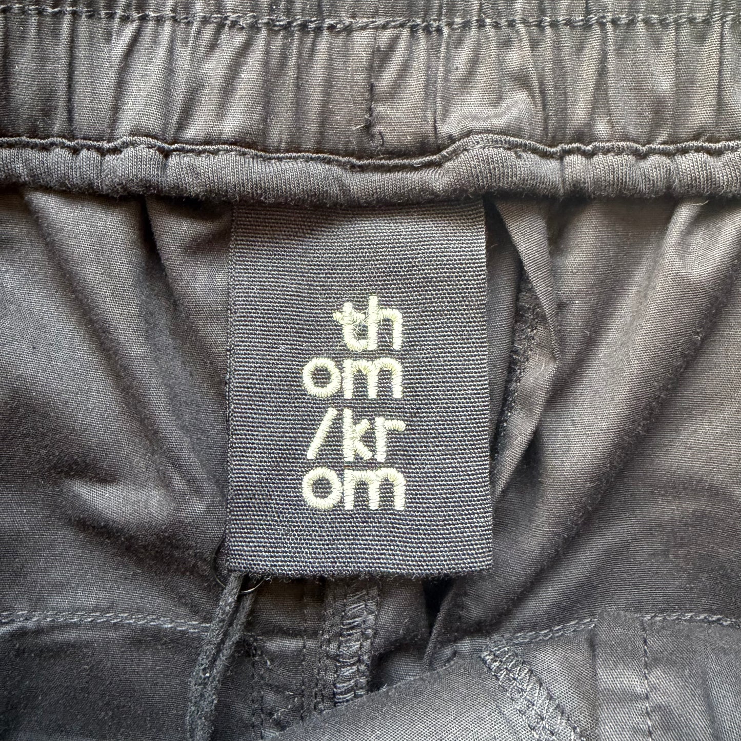 Thom Krom Black Cotton Bottoms (L)