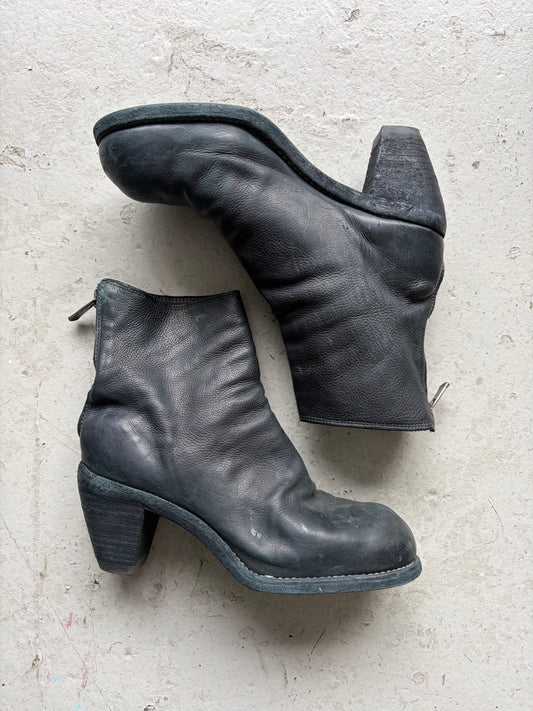 Guidi 3006 Horse Leather Backzip Heels (37)