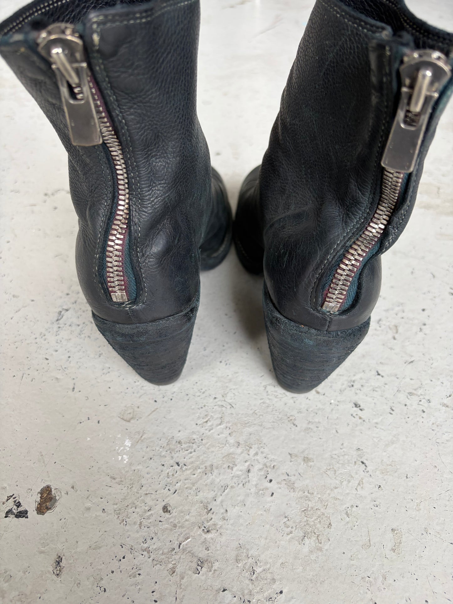 Guidi 3006 Horse Leather Backzip Heels (37)