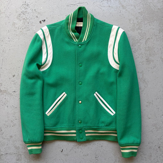 Saint Laurent Paris 2016 Green Teddy Jacket (48)