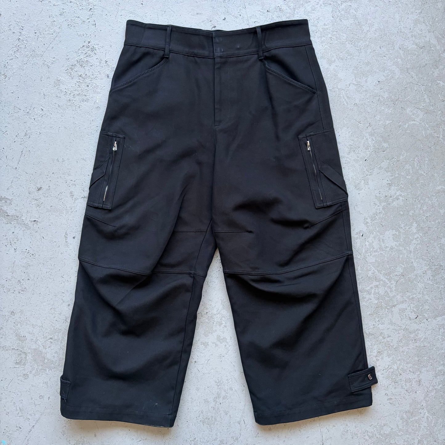 Bottega Veneta Black Cargo Pants (46)