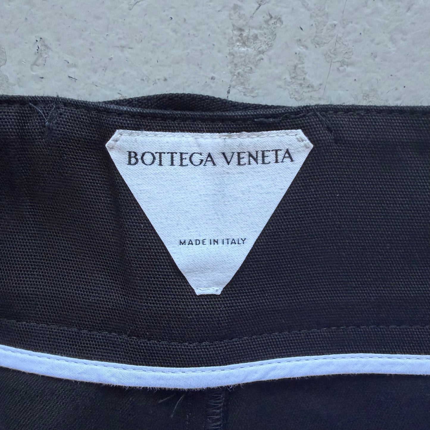 Bottega Veneta Black Cargo Pants (46)
