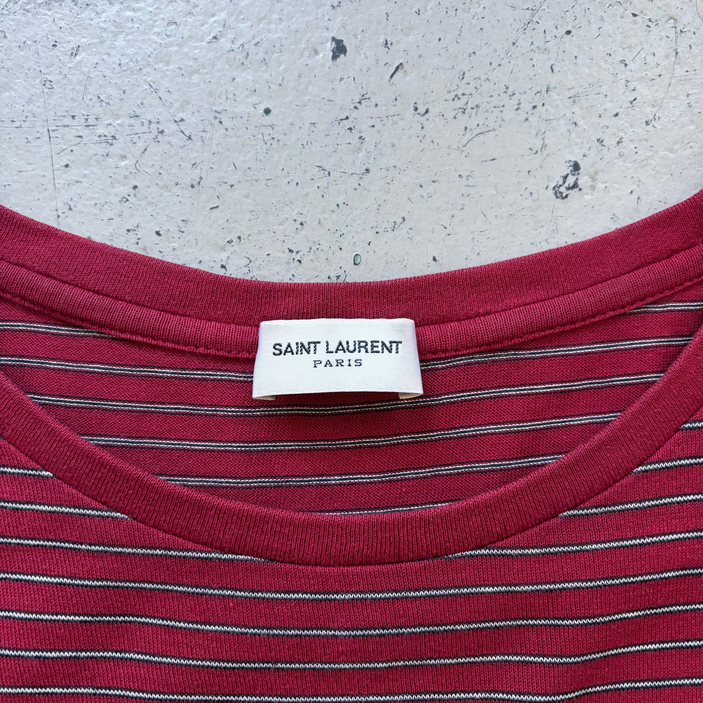 Saint Laurent 2019 Red Striped Shirt (M)