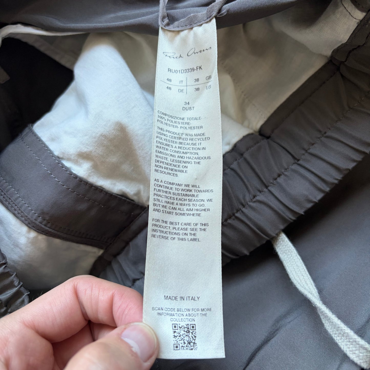 Rick Owens SS24 LIDO Dust Bela Cargo Pants (48)