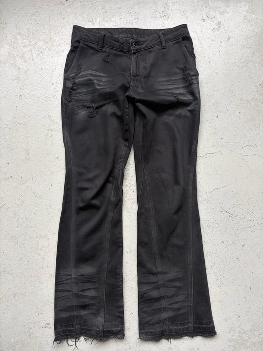 Troubled Waters Bootcut Distressed Denim (M)