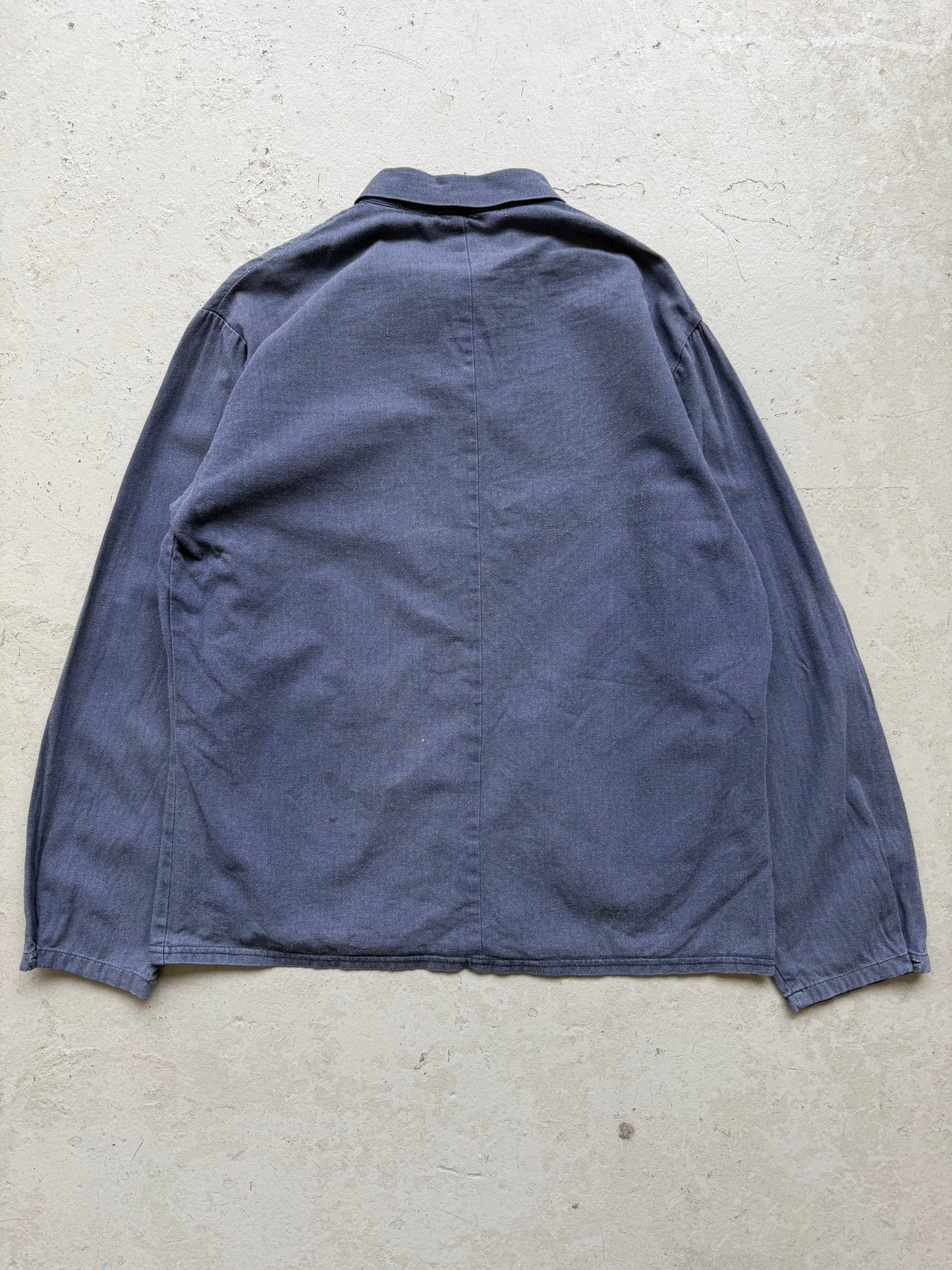 Vintage Blue Cotton Button Up (L)