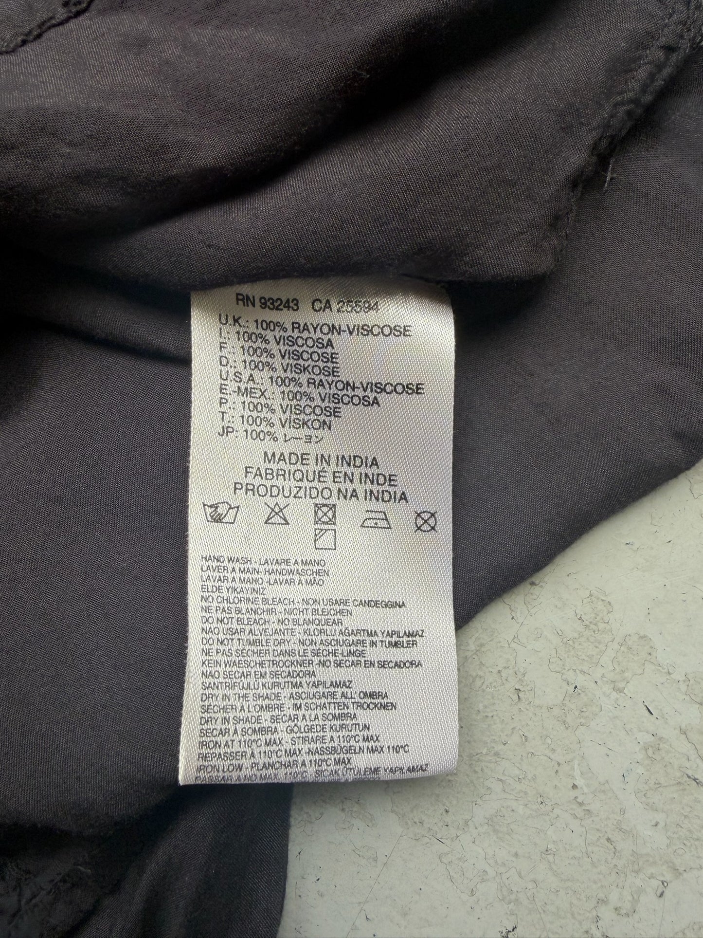Diesel Sequin Black Button Up Shirt (S)