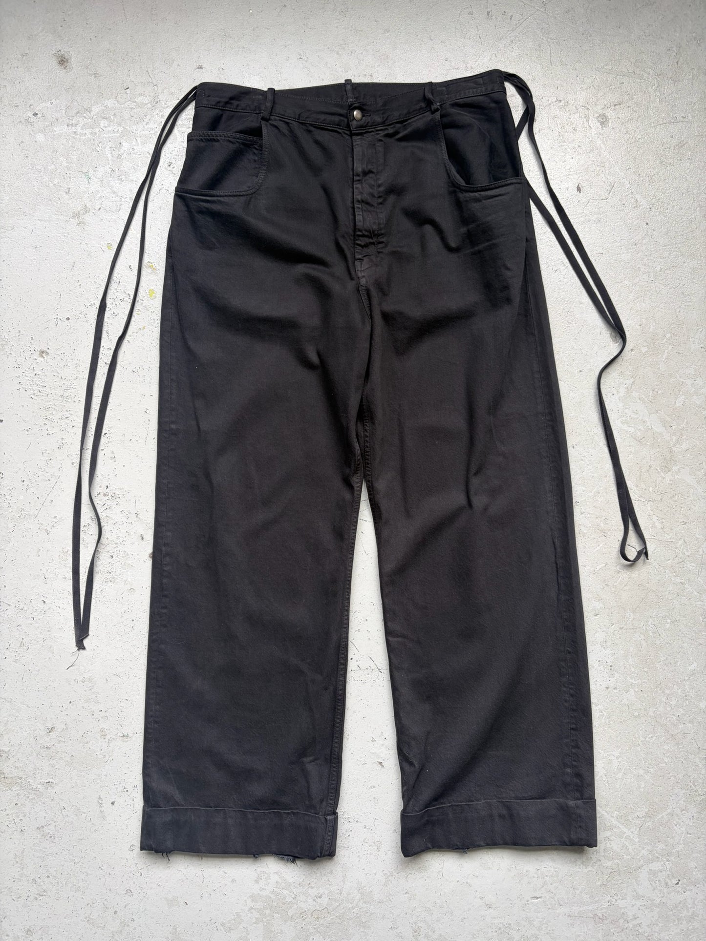 Ann Demeulemeester Wide Leg Denim (52)