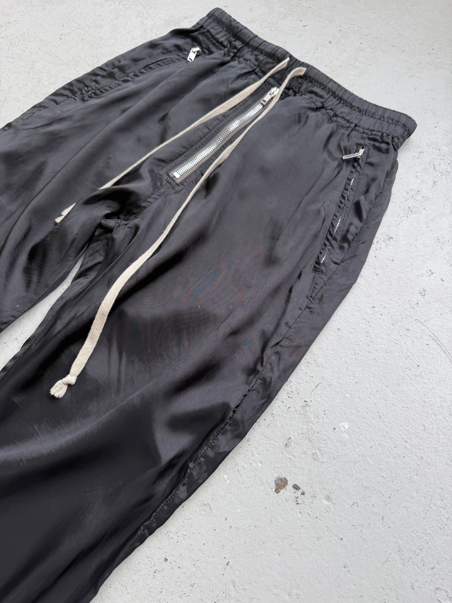 Rick Owens SS22 FOGACHINE Cupro Trousers (40)