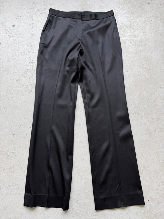 Jil Sander Silk Black Trousers (38)