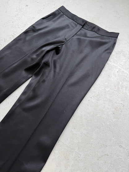 Jil Sander Silk Black Trousers (38)