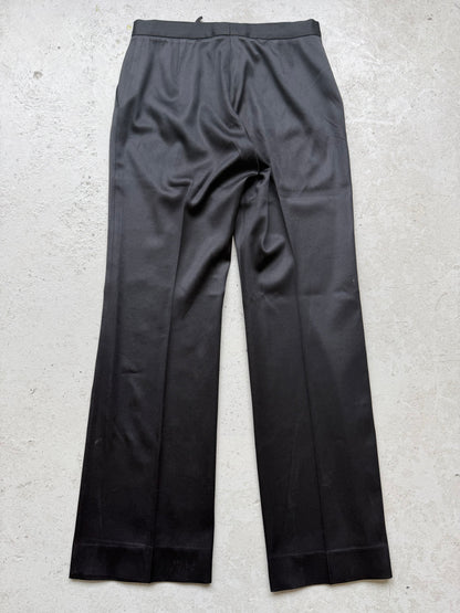 Jil Sander Silk Black Trousers (38)