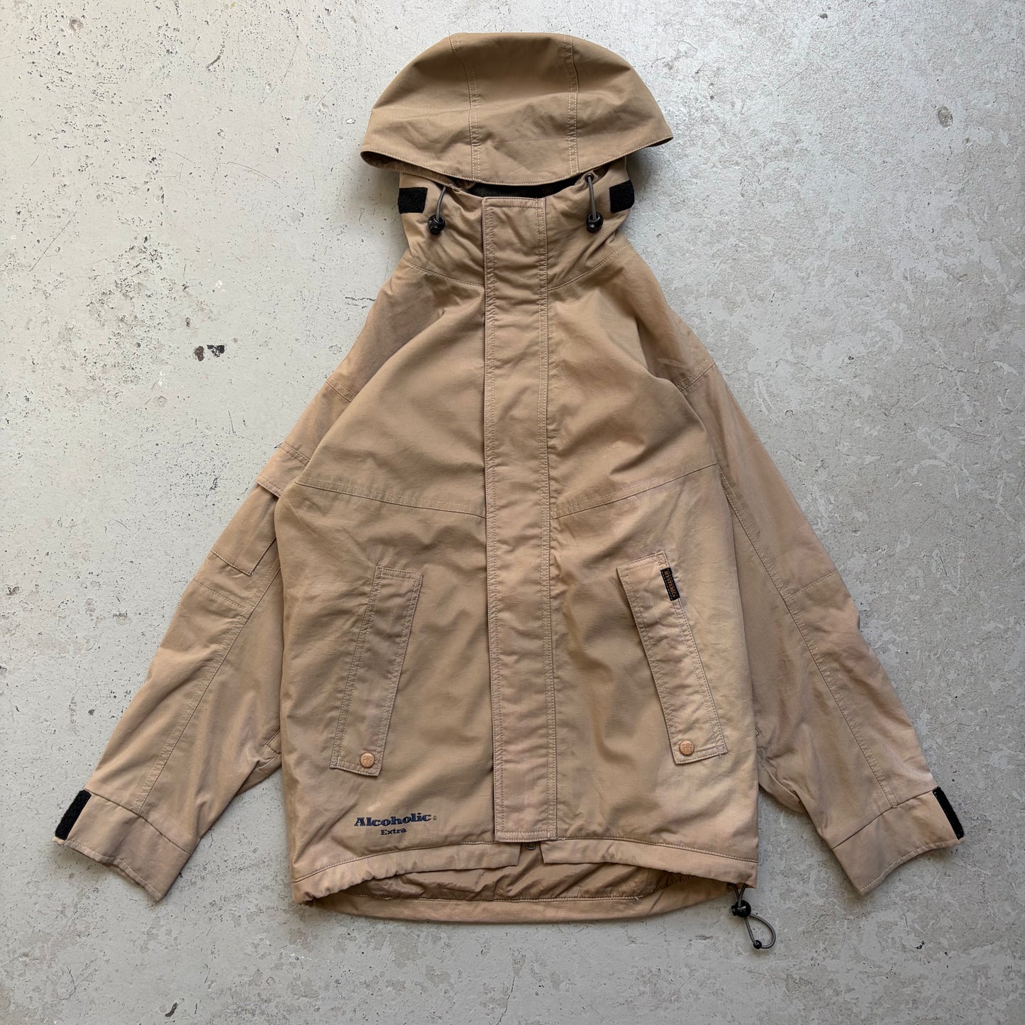 Hysteric Glamour Tan Hooded Zip Up Jacket (Free)