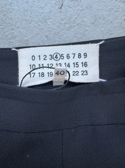 Maison Margiela Black Adjustable Trousers (40)
