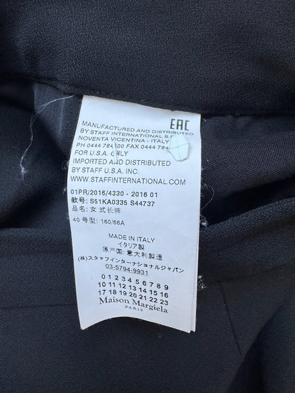 Maison Margiela Black Adjustable Trousers (40)