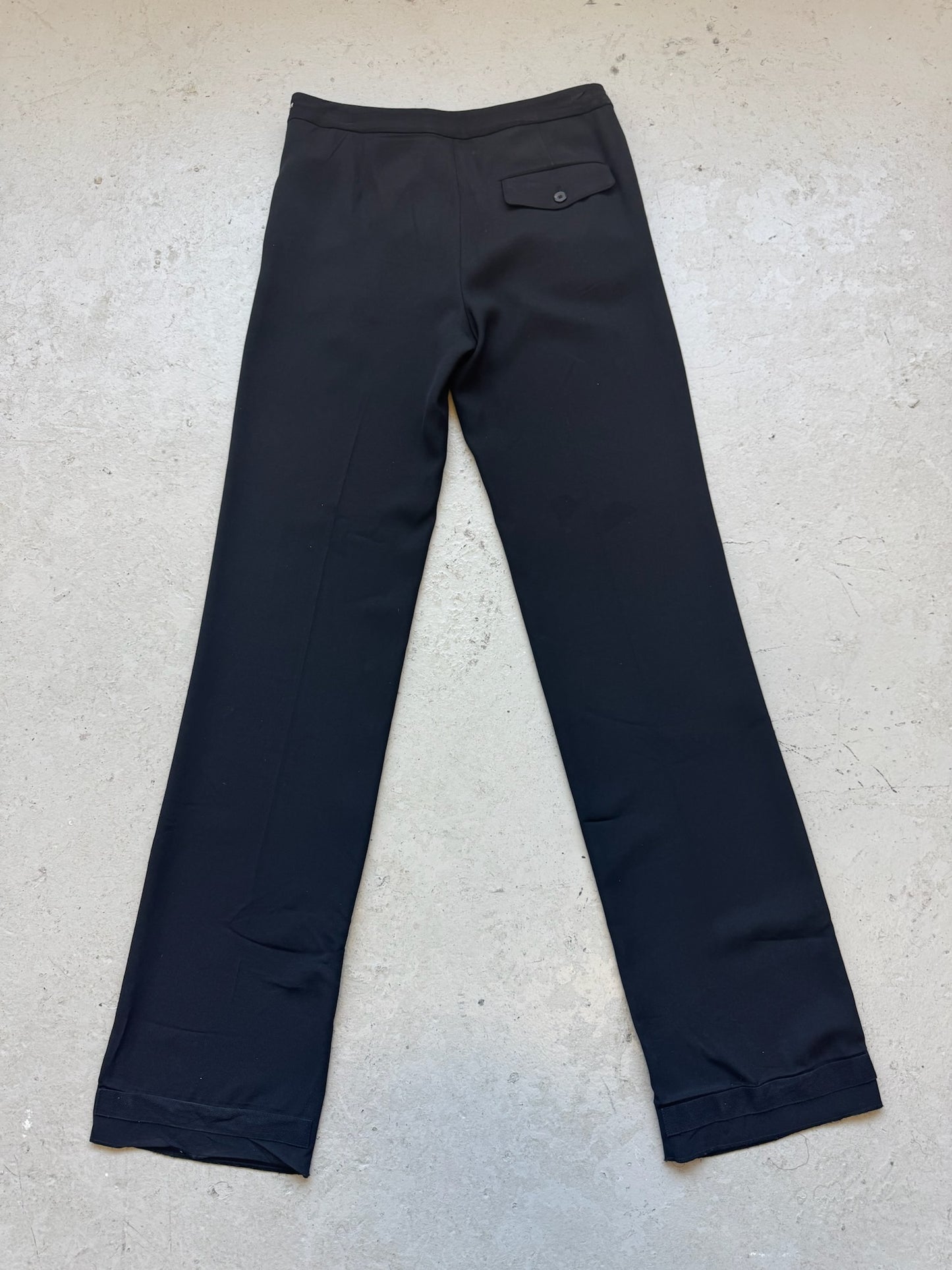 Maison Margiela Black Adjustable Trousers (40)