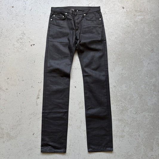 Dior Homme AW07 Navigate Black Waxed Denim (31)