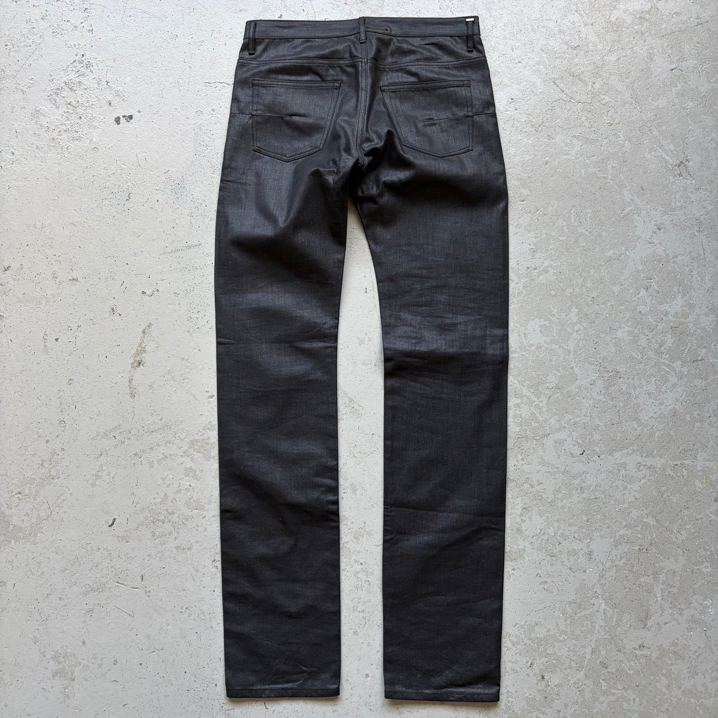 Dior Homme AW07 Navigate Black Waxed Denim (31)