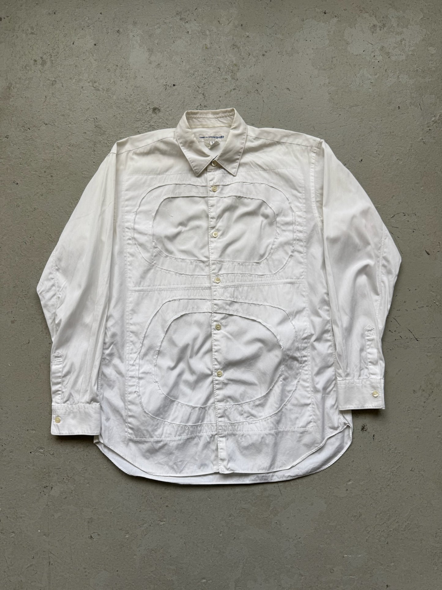 Comme Des Garcons Shirt White Button Up (M)