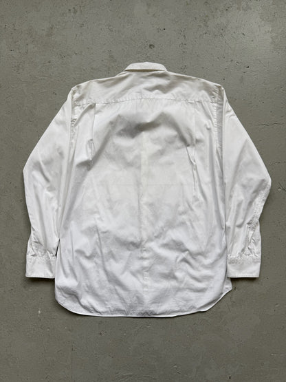 Comme Des Garcons Shirt White Button Up (M)