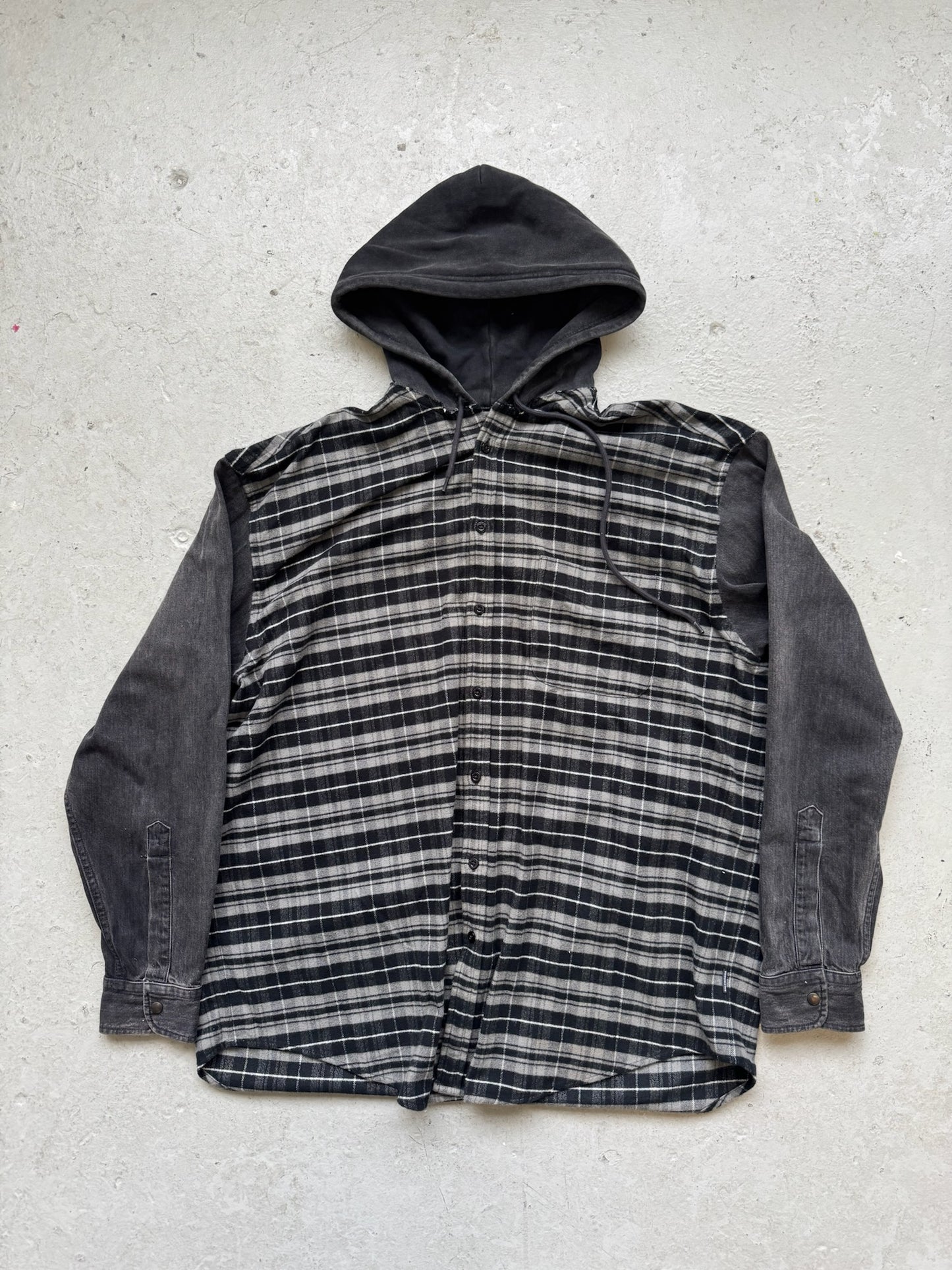 Balenciaga Denim Flannel Jacket (37)