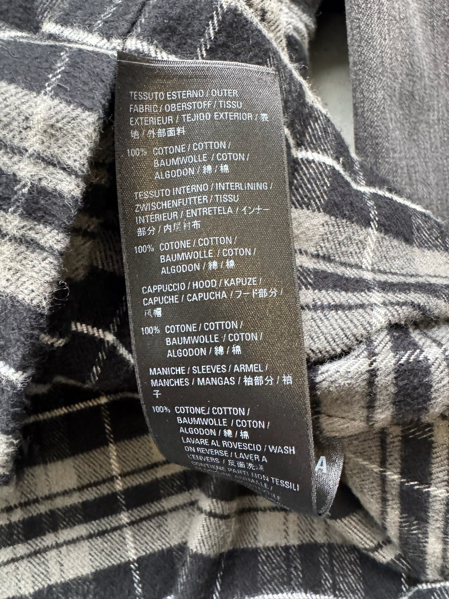 Balenciaga Denim Flannel Jacket (37)