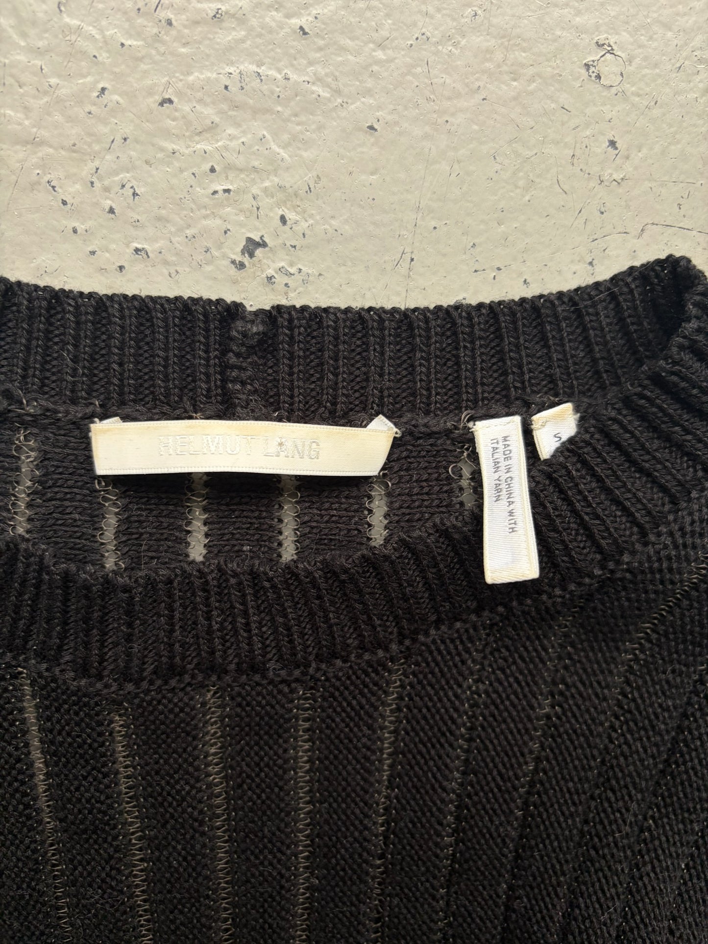 Helmut Lang Black Sweater (S)