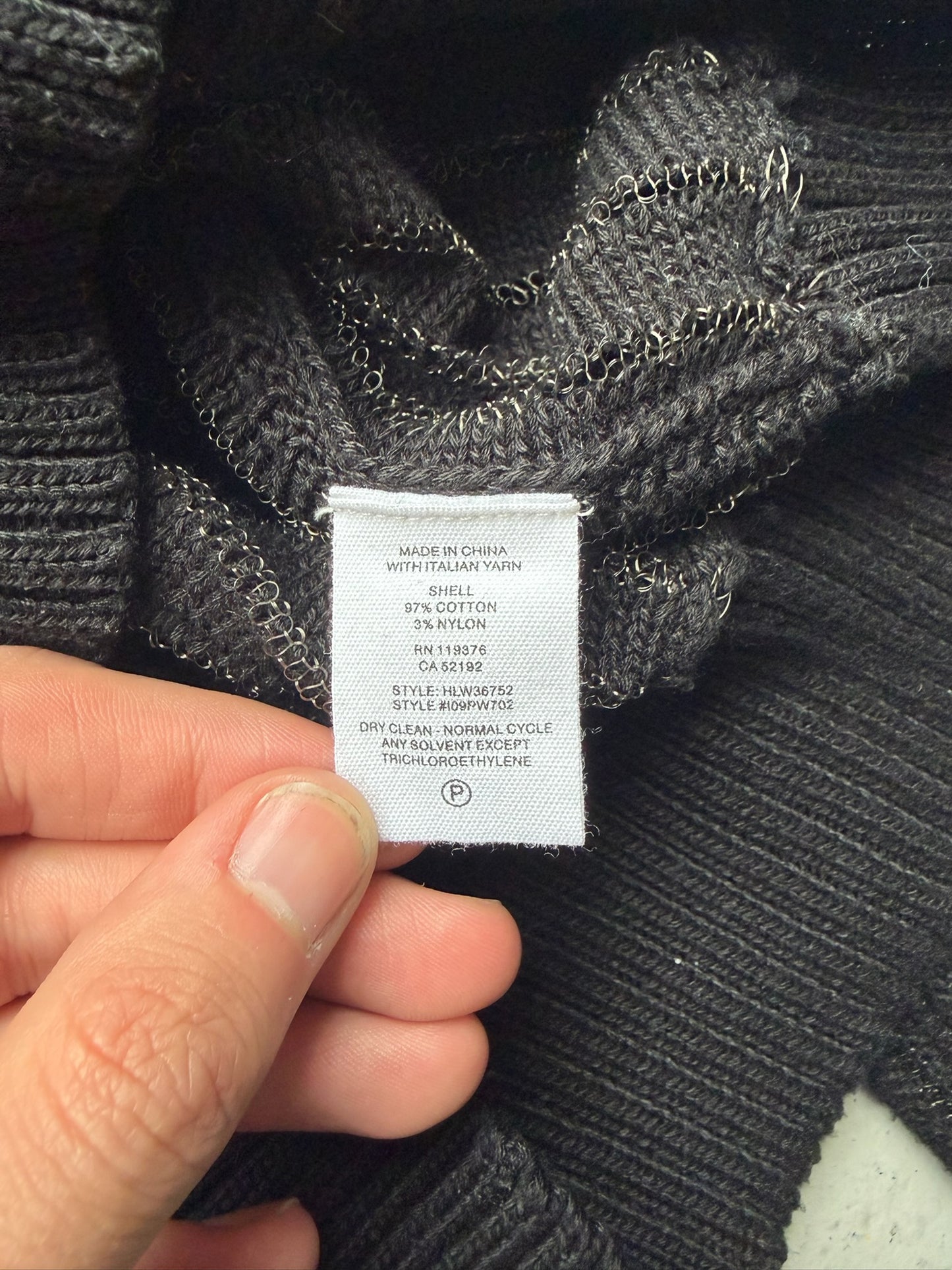 Helmut Lang Black Sweater (S)