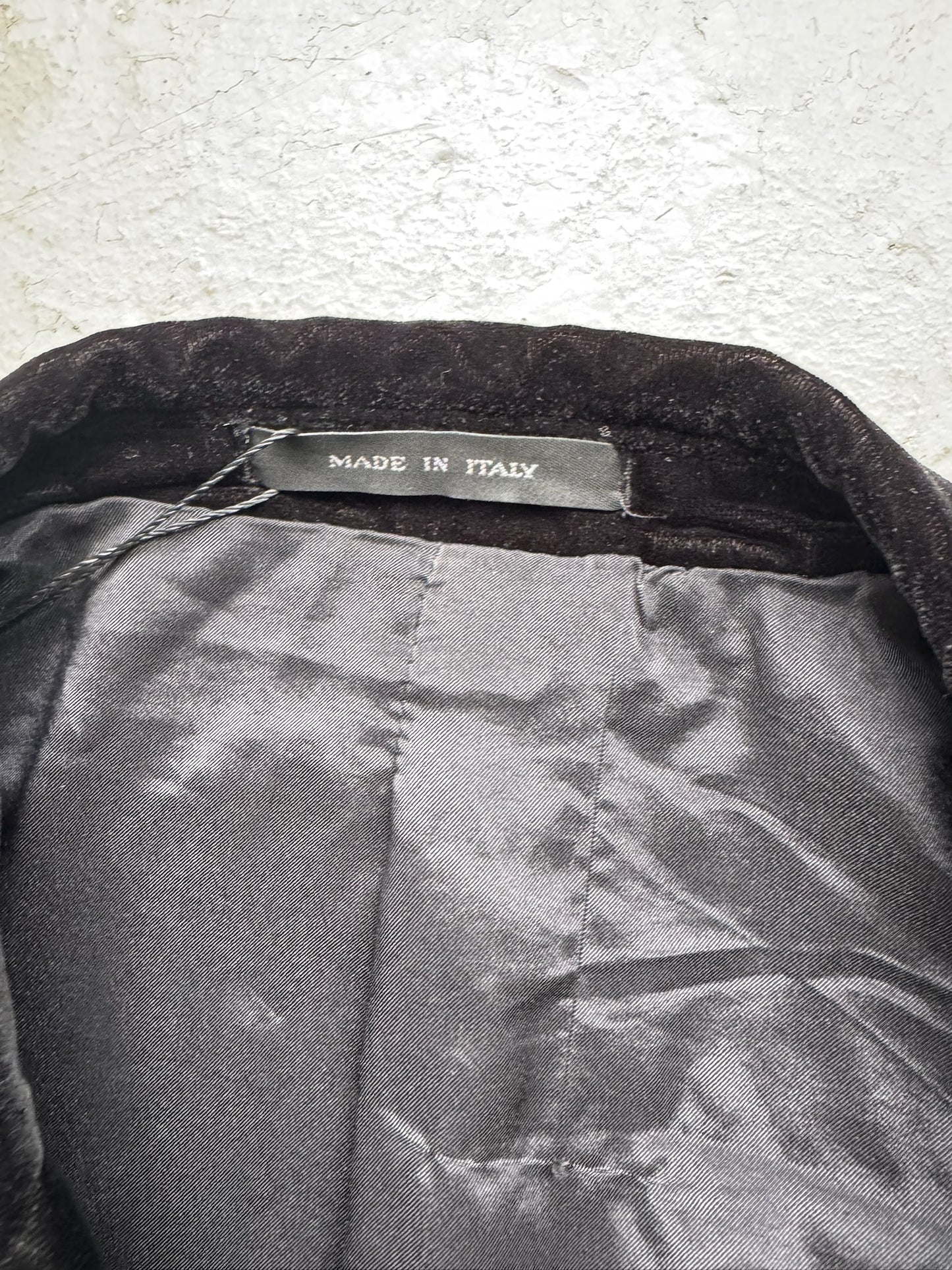 Emporio Armani Black Suede Jacket (52)