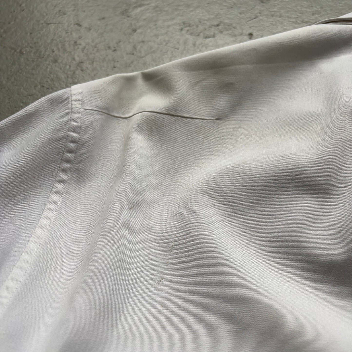 Dior Homme AW02 Reflection White Embroidered Crest Button Up (39)