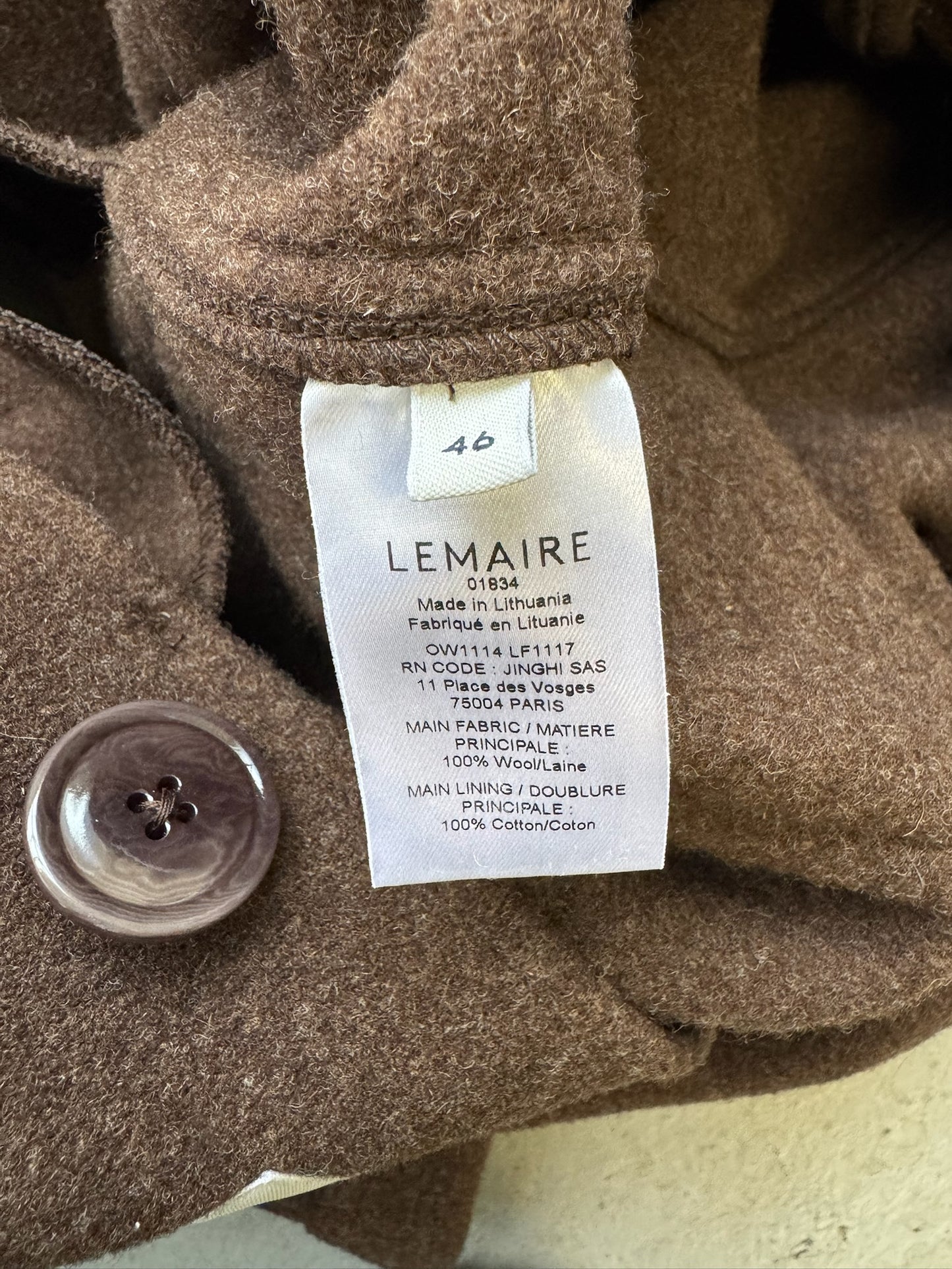 Lemaire Dispatch Peacoat (46)