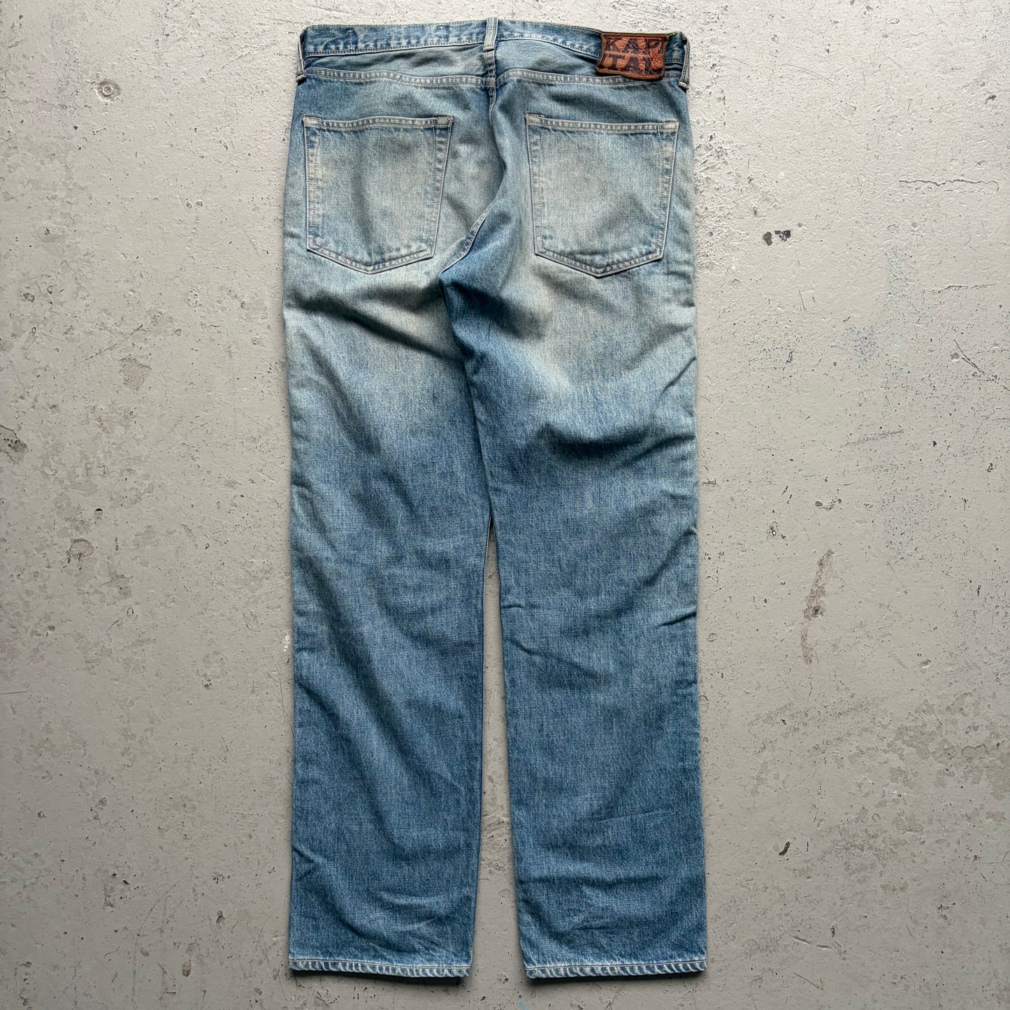 Kapital Cisco Gem Studded Light Wash Denim (36)