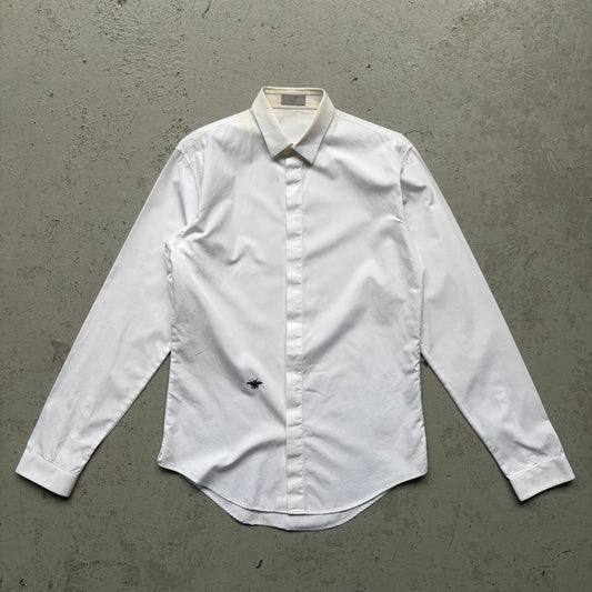 Dior Homme AW06 These Grey Days White Bee Button Up (38)