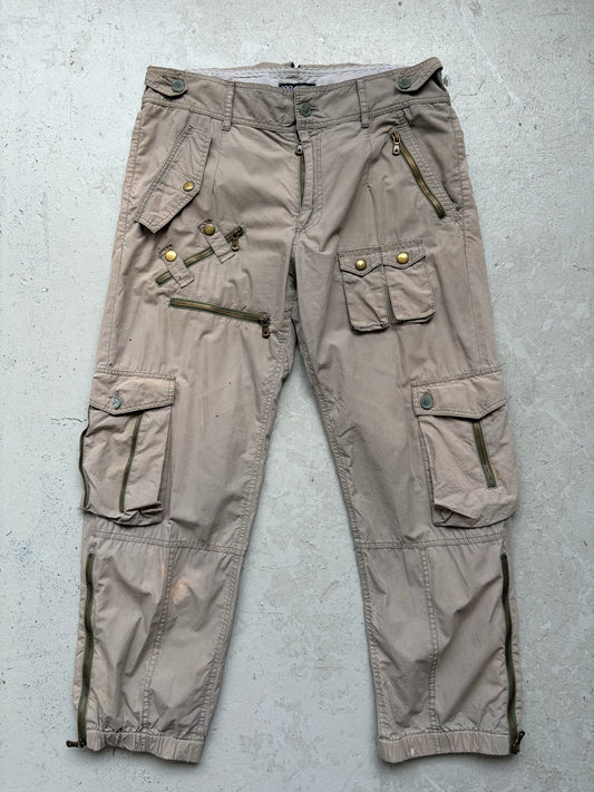 Dolce & Gabbana Grey Multi Pocket Cargo Pants (52)