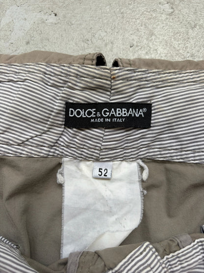 Dolce & Gabbana Grey Multi Pocket Cargo Pants (52)