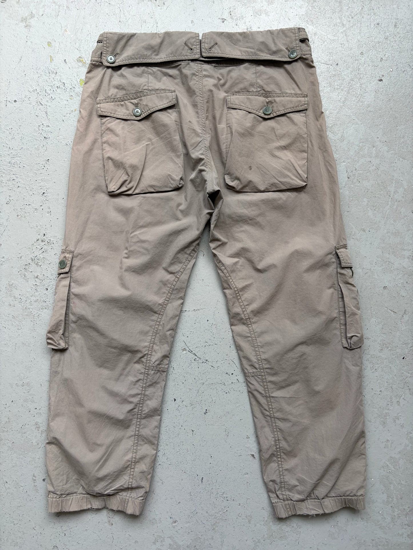 Dolce & Gabbana Grey Multi Pocket Cargo Pants (52)