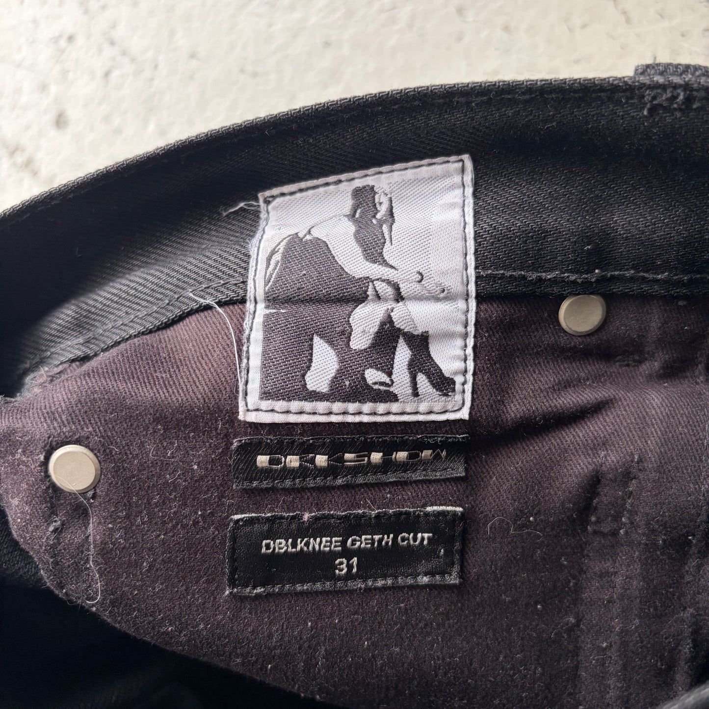 Rick Owens DRKSHDW FW24 Made In Japan Double Knee Geth Cut (31)