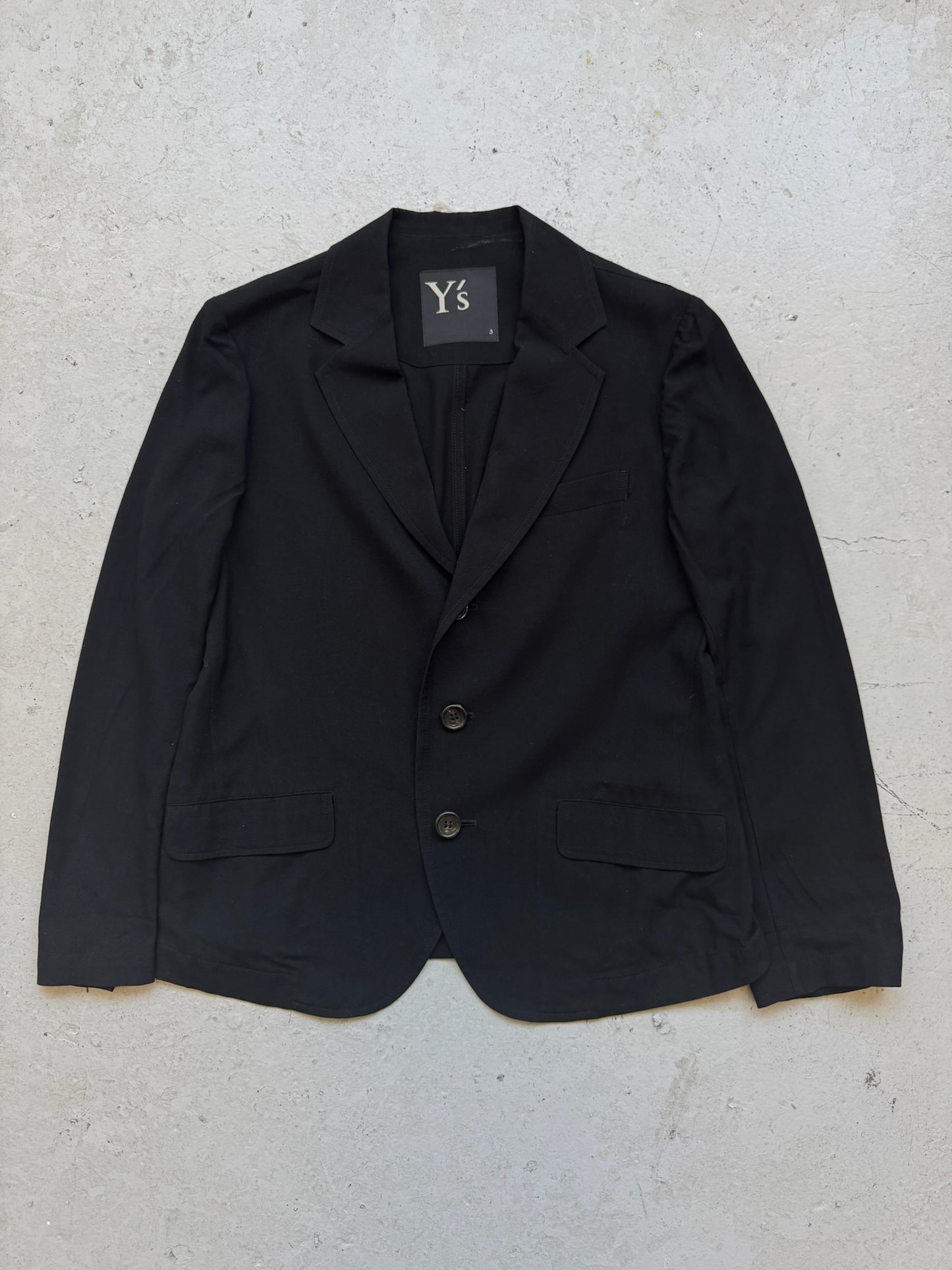 Yohji Yamamoto Y's Black Womens Blazer (3)