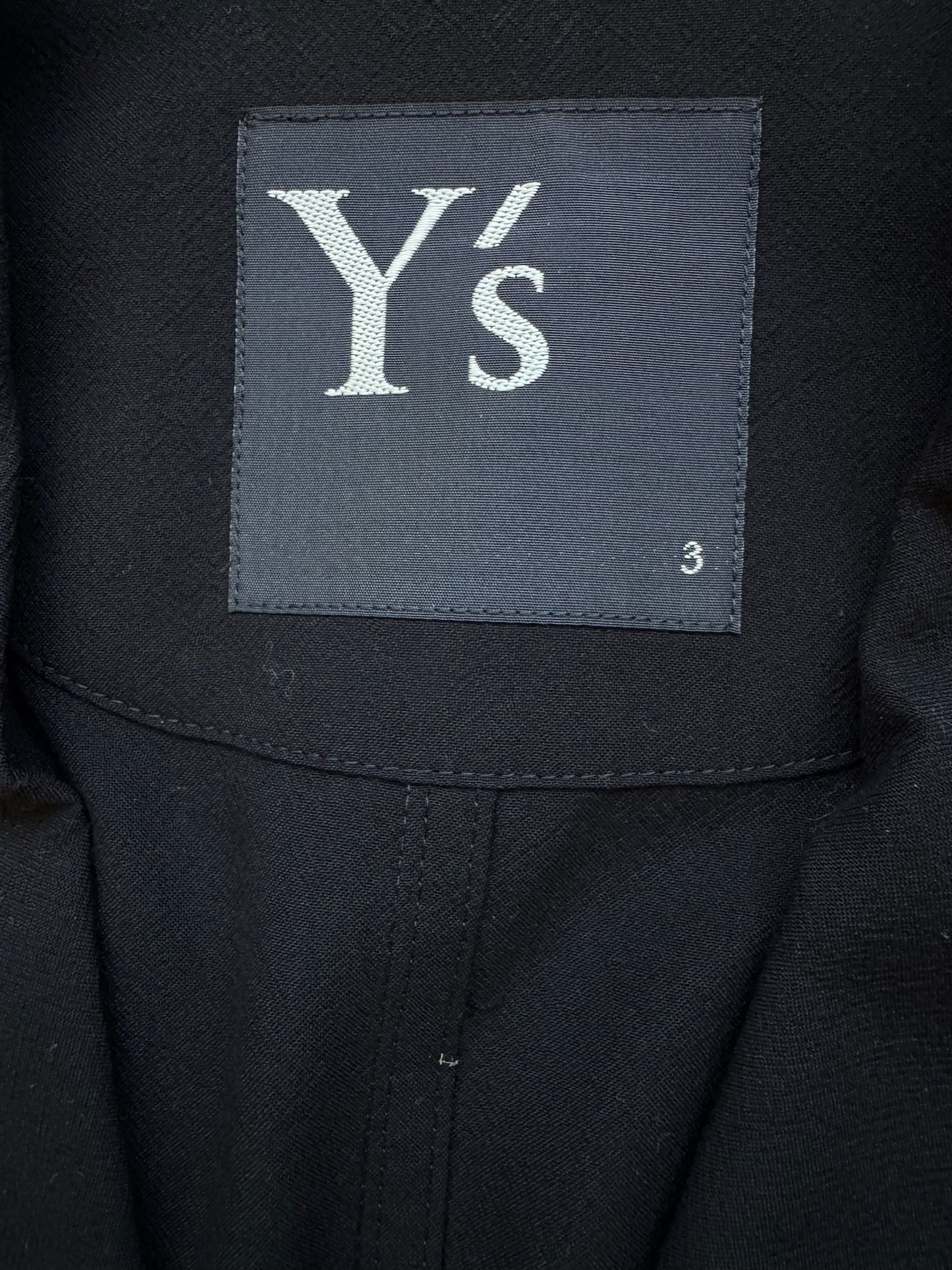 Yohji Yamamoto Y's Black Womens Blazer (3)